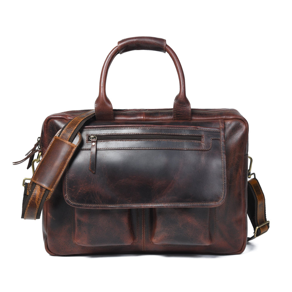 Buffalo Leather Messenger Bag