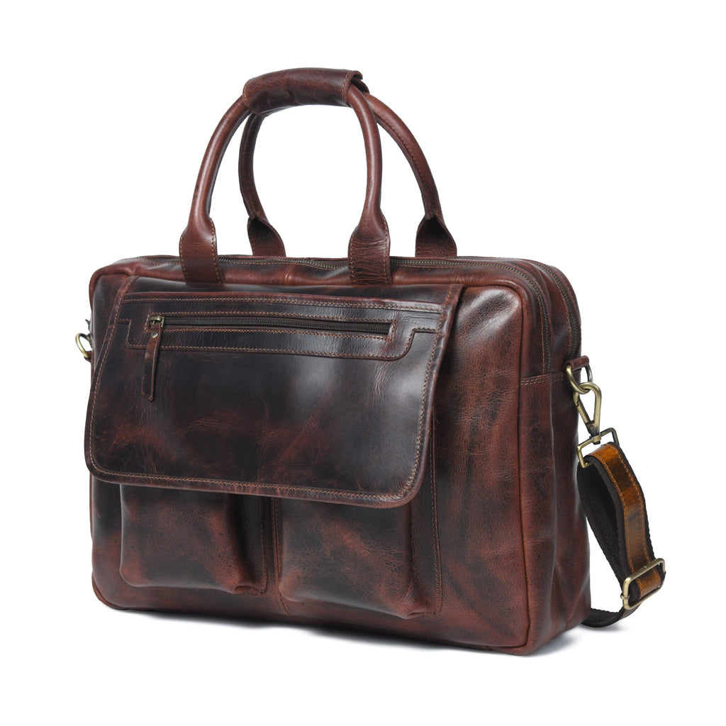 Buffalo Leather Messenger Bag