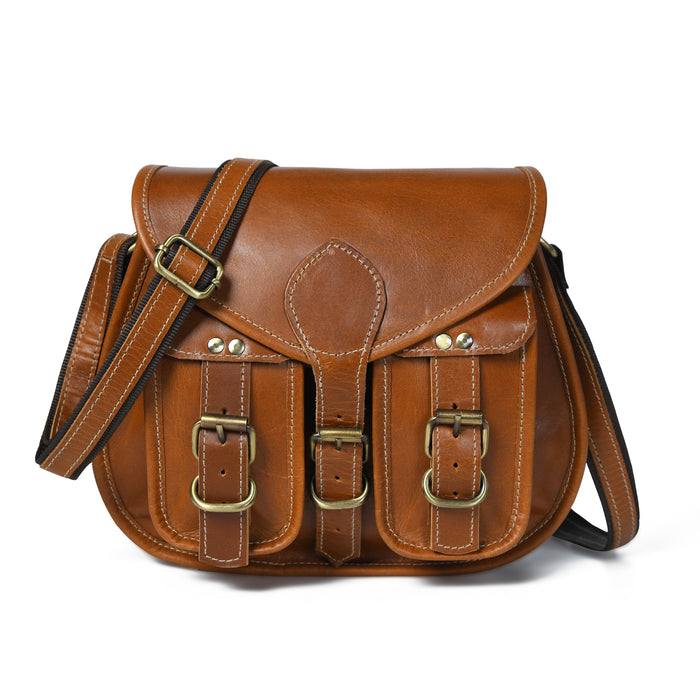 Buffalo Leather Messenger Bag