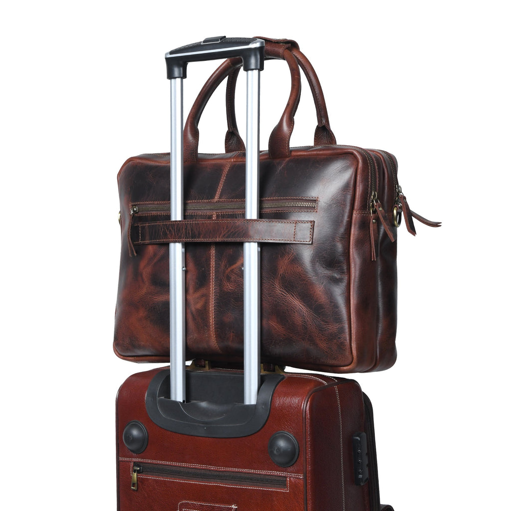 Buffalo Leather Messenger Bag