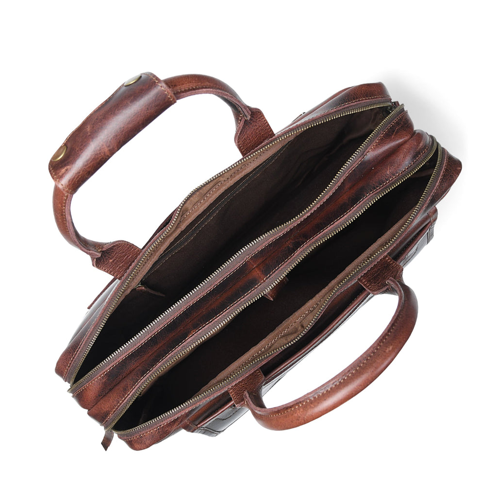 Buffalo Leather Messenger Bag