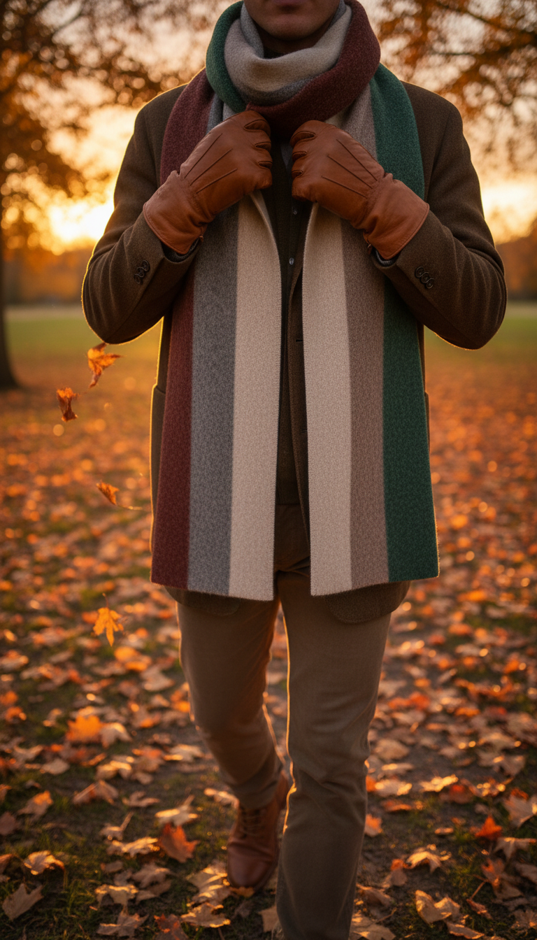 Cashmere Travel Scarf in use