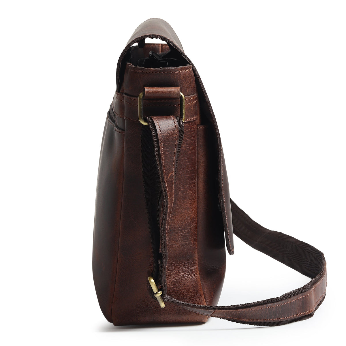 Buffalo Leather Messenger Bag