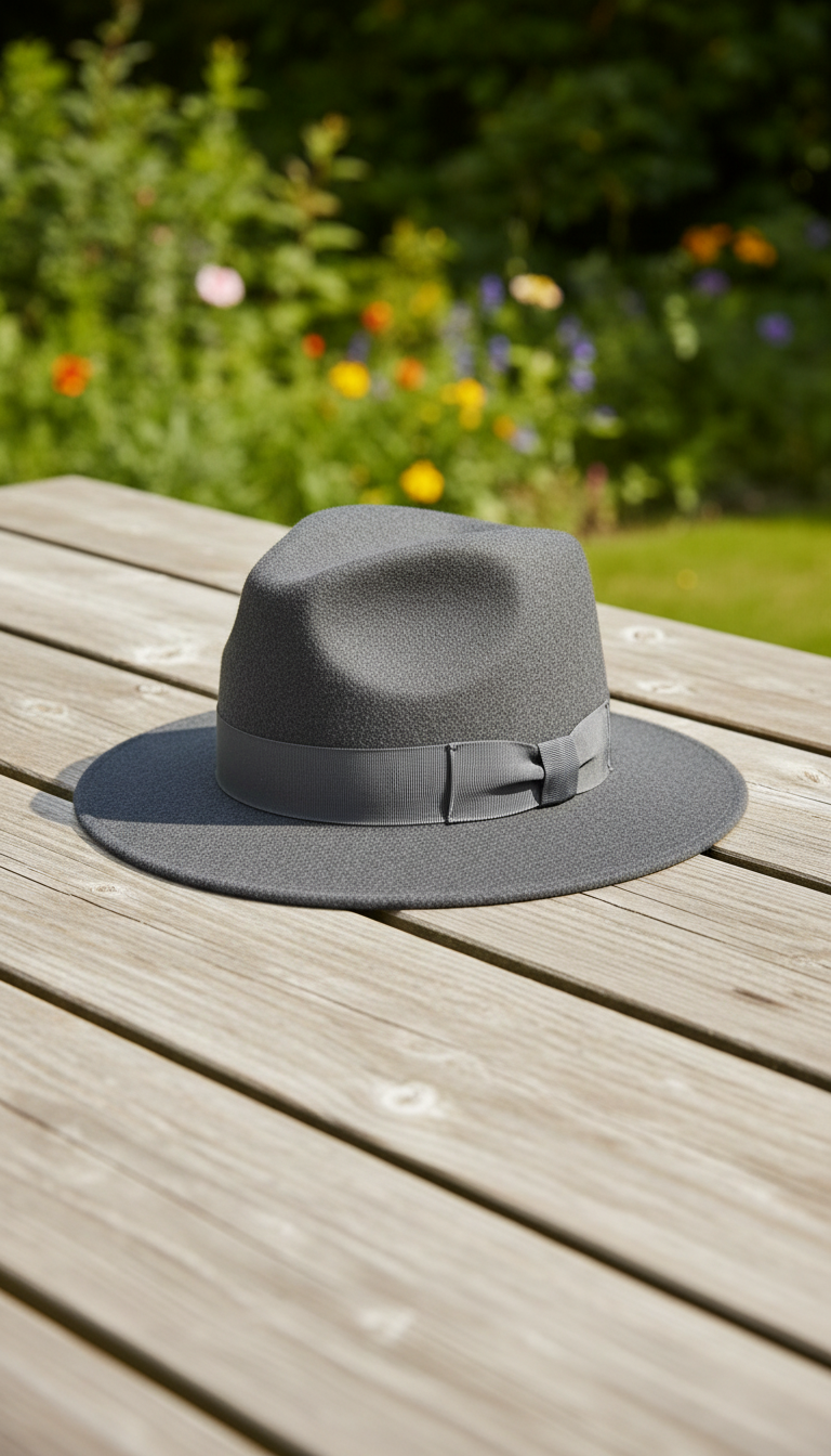 Wool Fedora Hat in a new setting