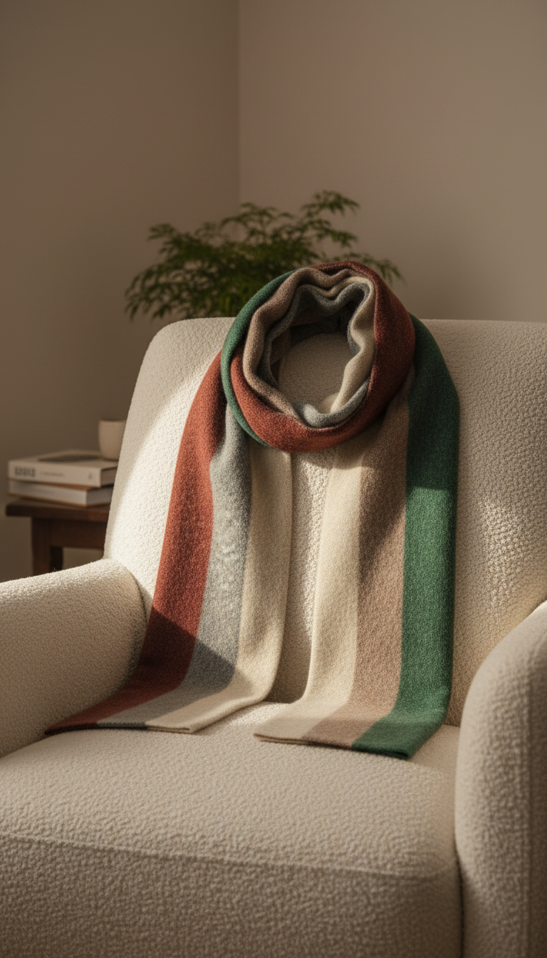 Cashmere Travel Scarf in a new setting